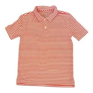 Crewcuts Red Striped Polo Shirt